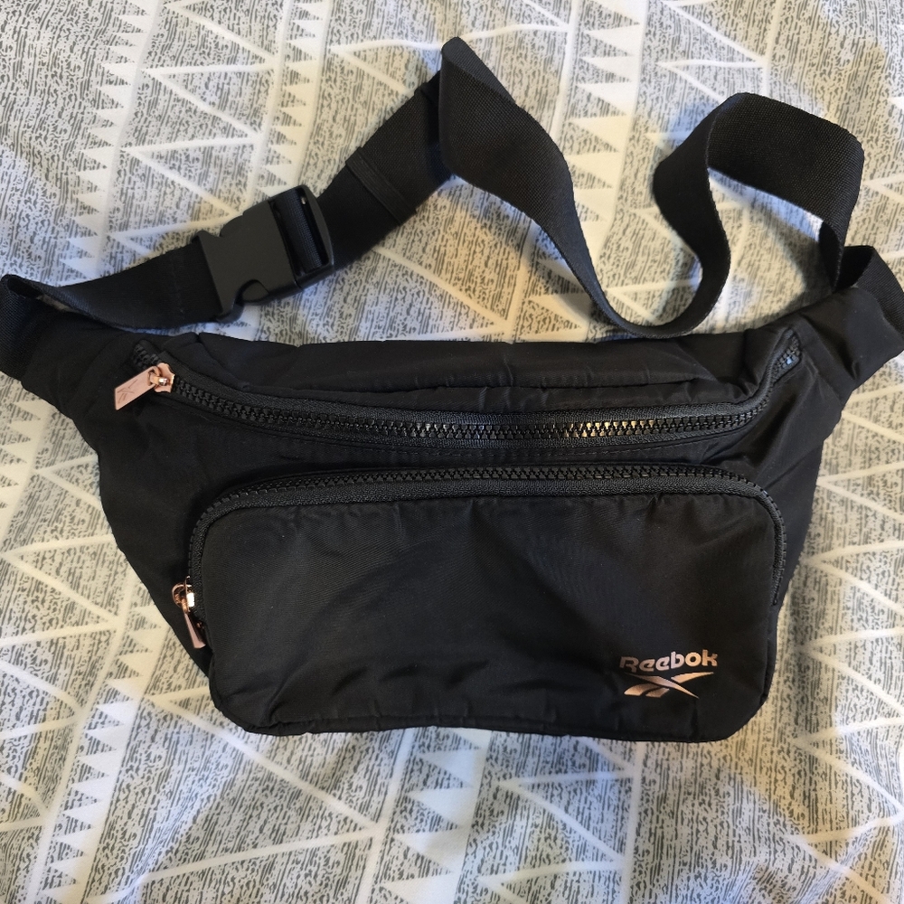 Reebok Black Waist Bag